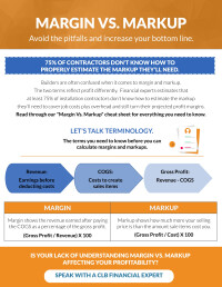 Cheat Sheet: How To Calculate Margin And Markup For Construction